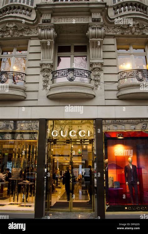 Gucci store in Paris France